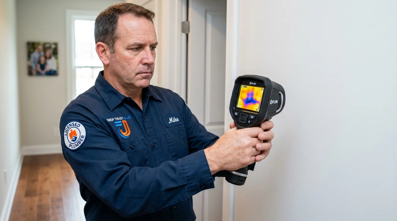 Thermal imaging leak detection by Johns Plumbing LLC in Cherokee Village